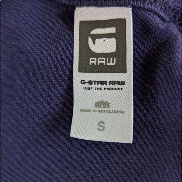G-star Raw Women's Sleeveless Cotton Logo Tank Tops Sz S in Navy and White - Picture 11 of 16